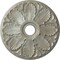 Ekena Millwork Milan Ceiling Medallion (Fits Canopies up to 4 5/8"), 24 1/2"OD x 3 1/2"ID x 1"P, Flash Gold CM24MIFLS - alternate 1